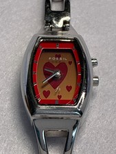 WORKING Fossil Big Tic Heart