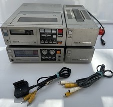 Sony Betamax SL-F1UB Video Cassette Recorder & Sony PCM-F1E working with PSUs