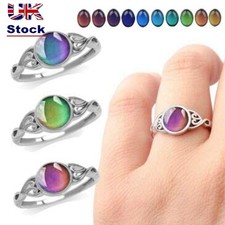 New Fashion Jewelry Luminous Temperature Control Color Change Rings Mood Ring