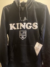 LA  Kings Iconic Mono Logo Graphic Hoodie - Women’s Black New With Tags  Small