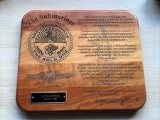 Vb133- Rare USS JACKSONVILLE (SSN-699) American Navy Wall Plaque