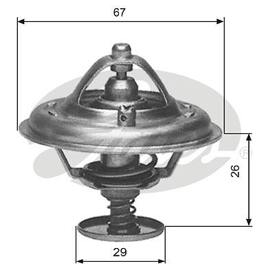 Gates thermostat for bmw - for, 525d