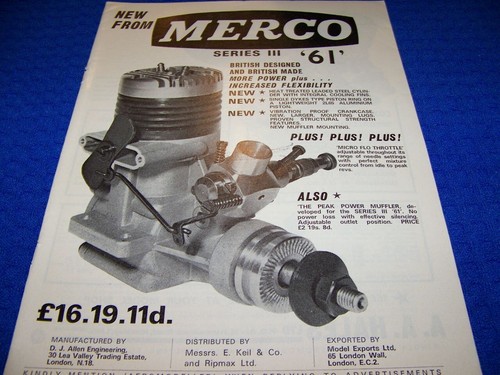 1968 merco ser - 1968, r/c