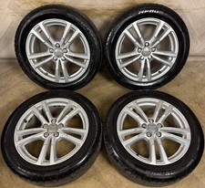 18'' GENUINE AUDI Q3 S LINE 5 DOUBLE SPOKE ALLOY WHEELS TYRES ALLOYS 8U0601025AA