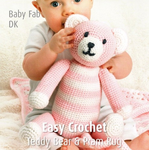 0545 crochet teddy bear 28cm - teddy,