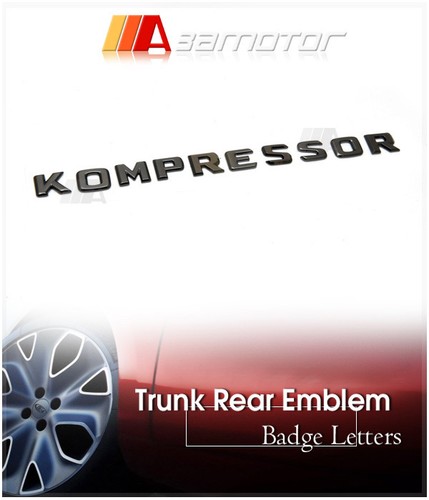 Chrome black kompressor - kompressor, boot