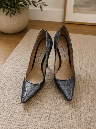 Jimmy choo silver - jimmy, suede
