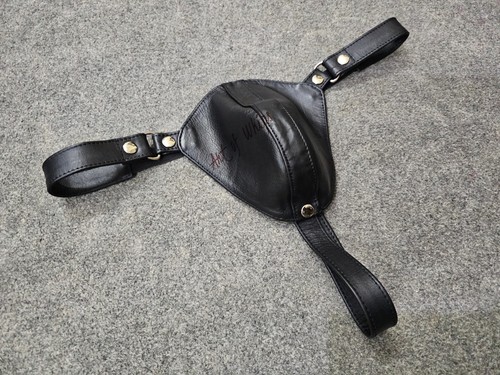 Real leather mens jockstrap - real,