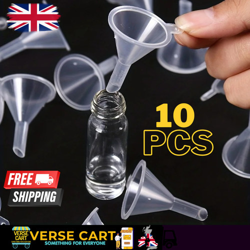 10x mini plastic funnel - mini, oil
