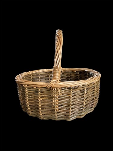 Small wicker shopping - small, basket
