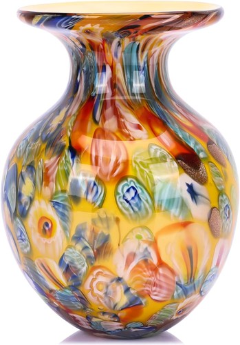 Round yellow glass - round,