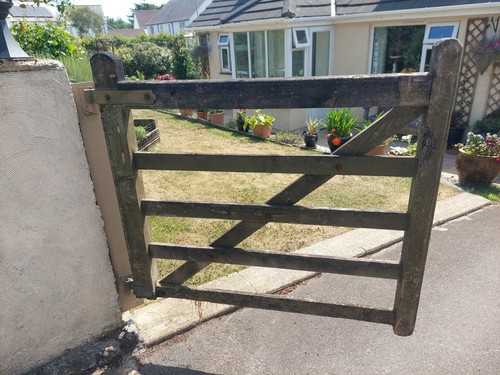 Pair used 3ft wooden bar - pair,