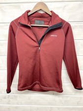 Musto Zara Phillips 1/4 Zip Jumper Equestrian Burgundy Women's, UK Size 8  (L8)
