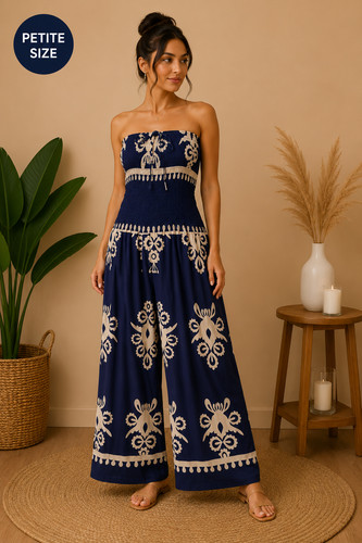 Womens petite bandeau shirred - womens,