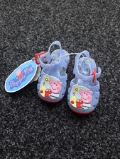 George Peppa Pig Jelly Shoes – First Walkers – Baby Size 3 – Brand New with Tags