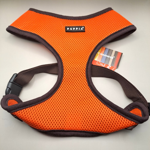 Puppia soft dog harness orange - soft,