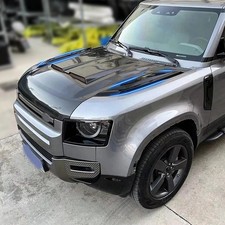 UK ENGINE HOOD AIR OUTLET BONNET VENT COVER BLACK FOR DEFENDER 90 110 L663 2020+