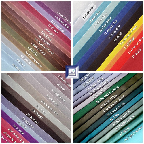Dull duchess satin fabric - duchess,