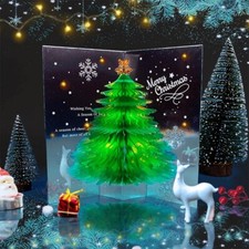 3D Tree Pop Up Cards Merry