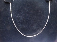 9ct White Gold Diamond Cut