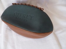 Osprey London Tan /Green Leather Rugby Ball / Men’s/Ladies Wash Bag