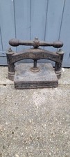 Antique Cast Iron Book Press Nipping Press 12"x10"  Crafts Book binding etc 36kg