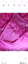 duvet cover set single,fushia pink with sequined areas to add glamour