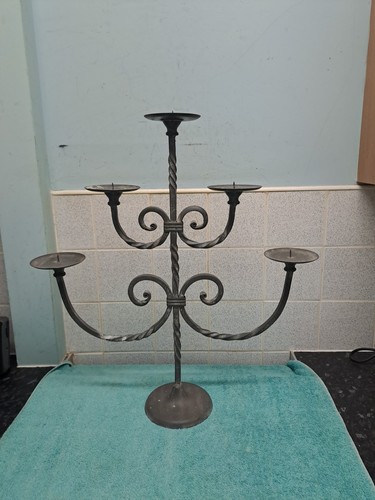 Vtg large wrought iron - vtg,