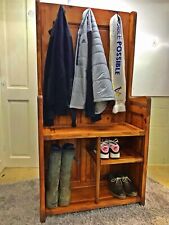 Bench Seat Coat Rack Shoe Welly Shelves