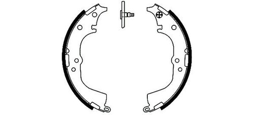 New brake shoe set for - new, vw