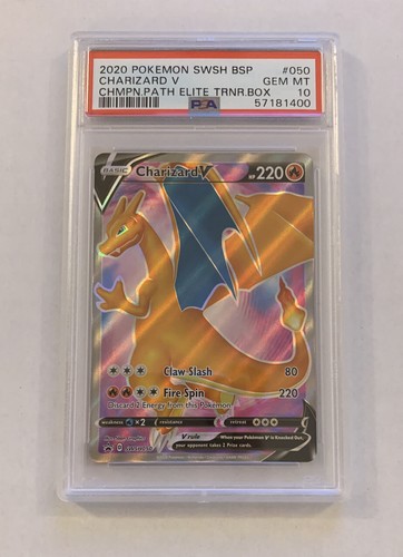 Charizard pokémon card 2020 - v,
