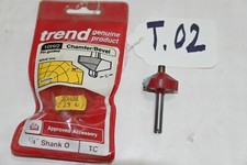 Router Cutter Bit Trend 10H/2 30° Pin Guided Chamfer/Bevel ¼” shank