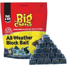BIG CHEESE PROFESSIONAL STRENGTH BLOCK BAIT RAT & MOUSE KILLER POISON STV New