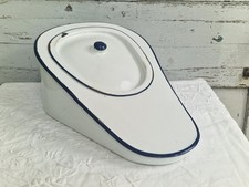 Vintage 1950 white enamel - 1950's,