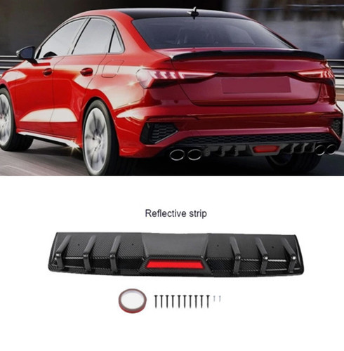 Carbon style rear bumper - style,