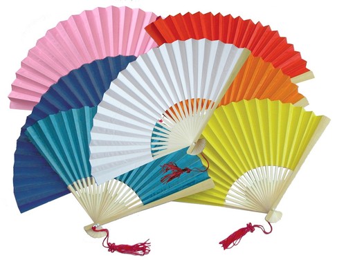 Paper hand fans bulk wholesale - paper,