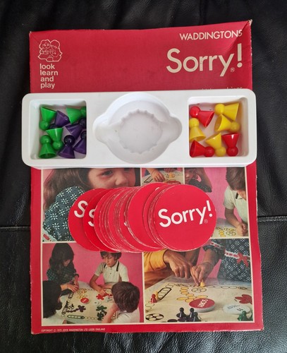 Vintage sorry board game - vintage,