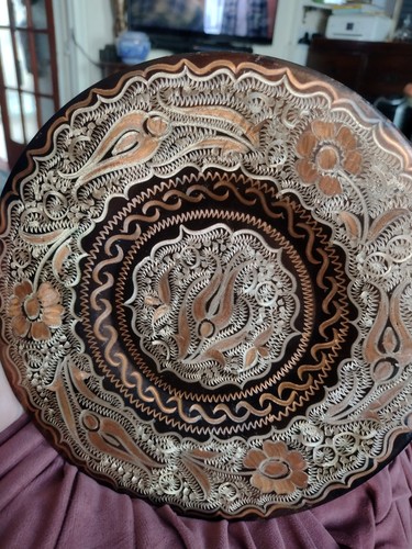 Turkish copper plate vintage - copper,