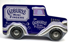 Cadbury's Mini Fingers Vintage Style Delivery Van Biscuit Tin Storage (2014)