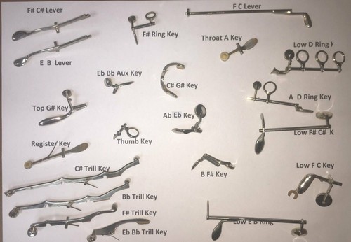 Replacement keys for - boosey, &