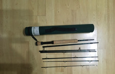 ORVIS FREQUENT FLYER 908-7 TIP FLEX 9’ #8 7 PCE TRAVEL FLY FISHING ROD & TUBE.