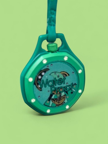 Green pocket watch skmei - green,