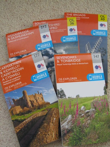 Ordnance survey explorer - survey,