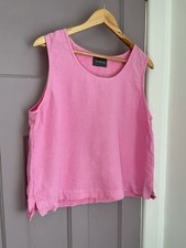 Oska 100% Linen Pink Top