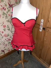 Ann Summers Play Suit Size Large 16-18 Padded Unwired In Good Condition