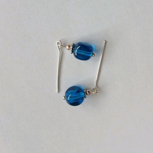 Doll earrings vintage 8mm - doll,
