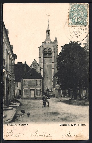 Old postcard turny - old, turny,
