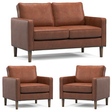 Bexhill Tan Faux Leather