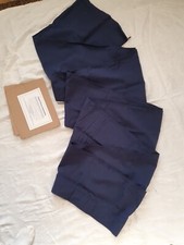 Ex Allders Navy Curtain Pelmet