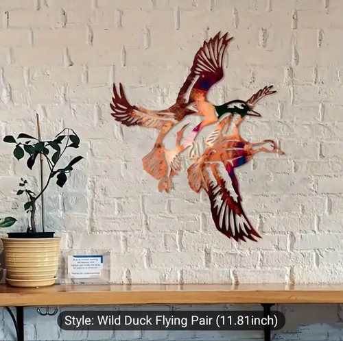 Metal ducks wall - wall, hanging